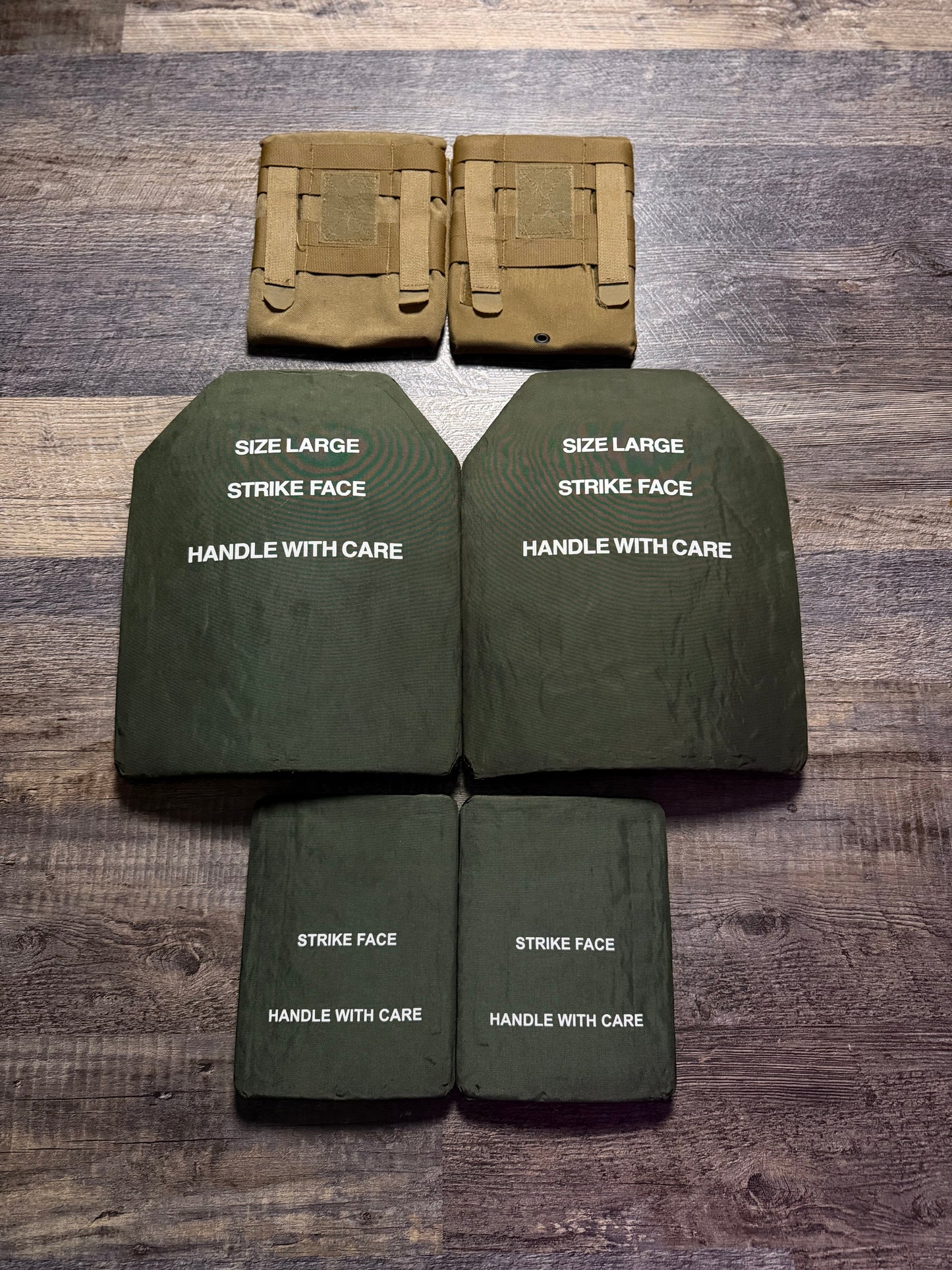 Complete Ceradyne Level IV Plate Set