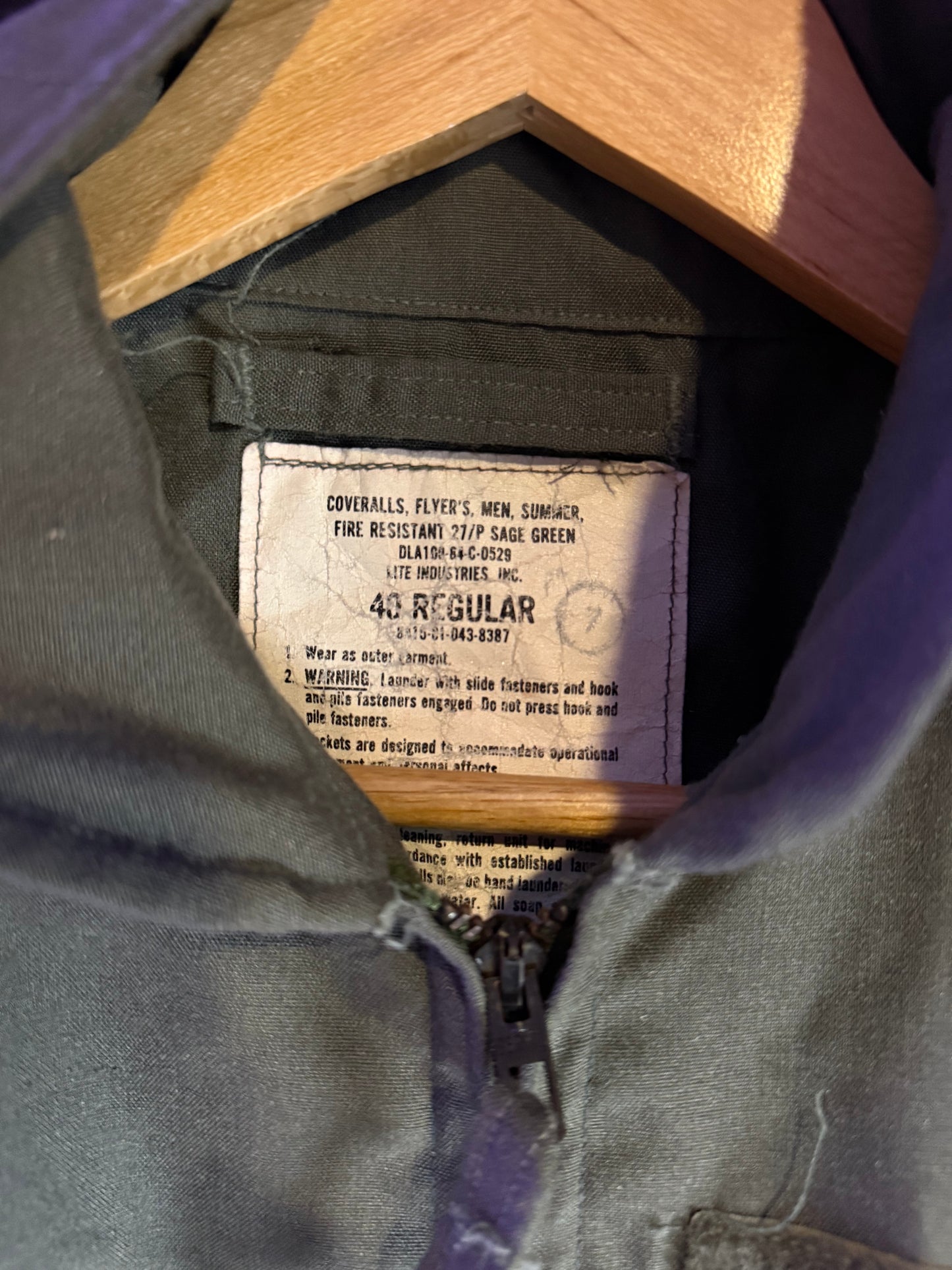 Coverall’s Air Force flyers suit