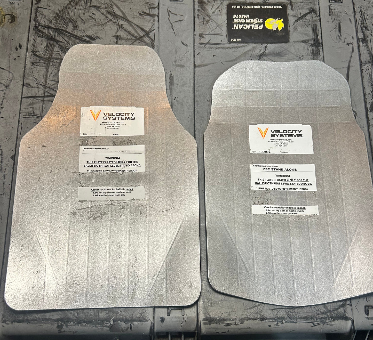 Velocity Systems Titanium Plates Front & Rear
